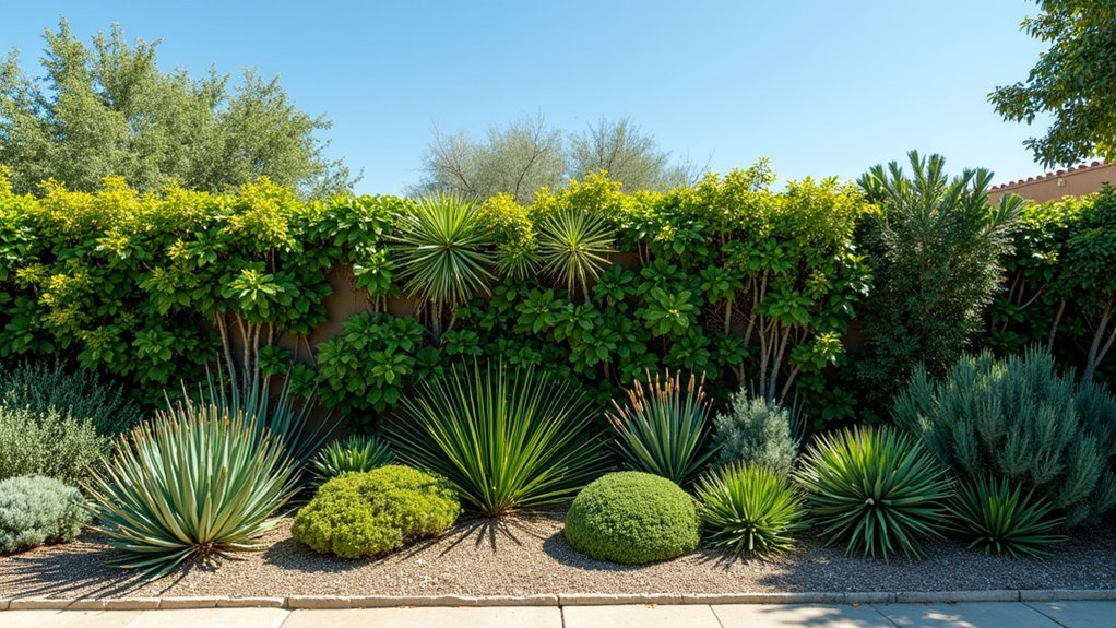 drought resistant living fence setup