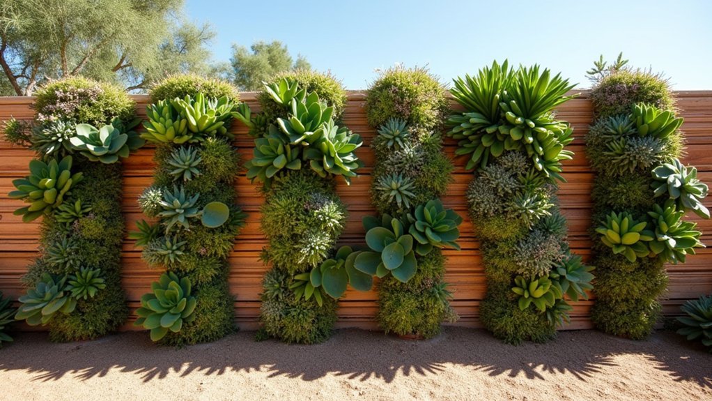 drought resistant succulent fencing options