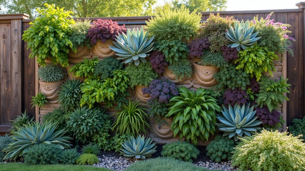 drought resistant vertical garden plants