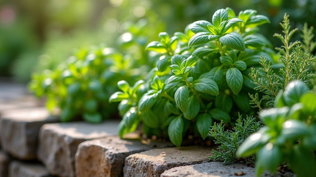 durable stones for herb borders