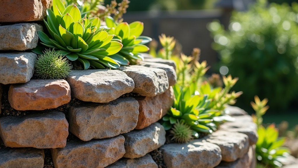 durable terraced plant barriers