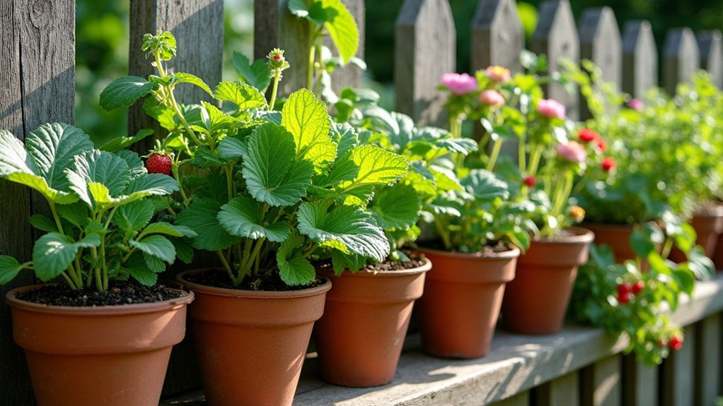5 Tips for Edible Container Fence Gardening