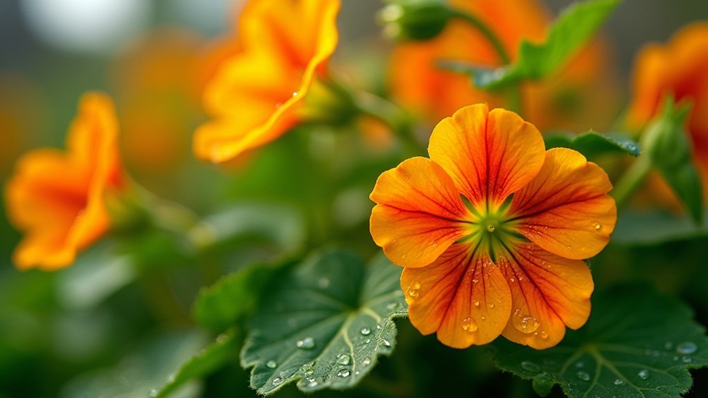 edible flowers with peppery flavor