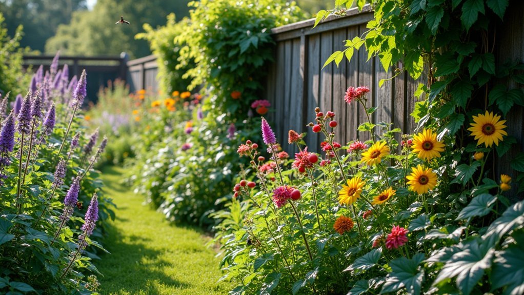 edibles and pollinator plants combined