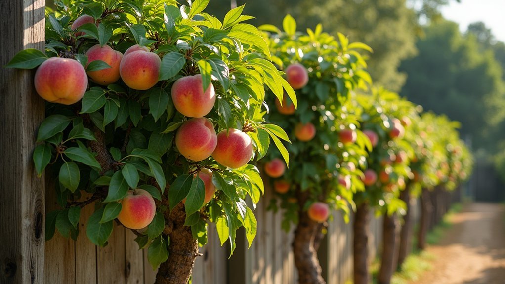 efficient peach growing design