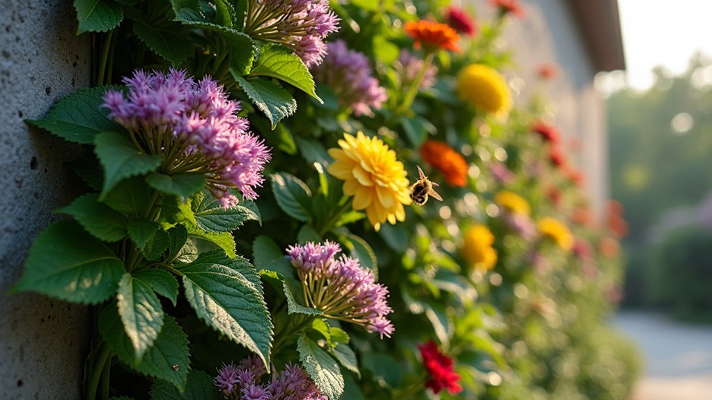 efficient vertical garden watering
