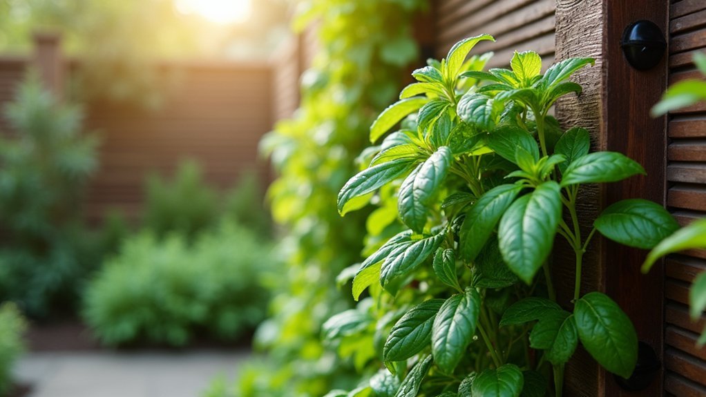 efficient vertical herb irrigation
