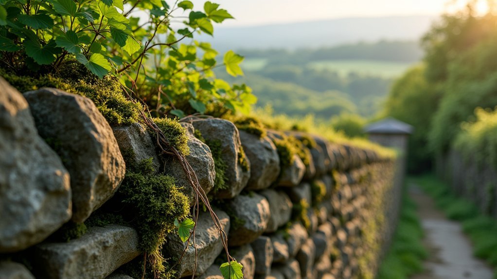 enduring craftsmanship of stone walls