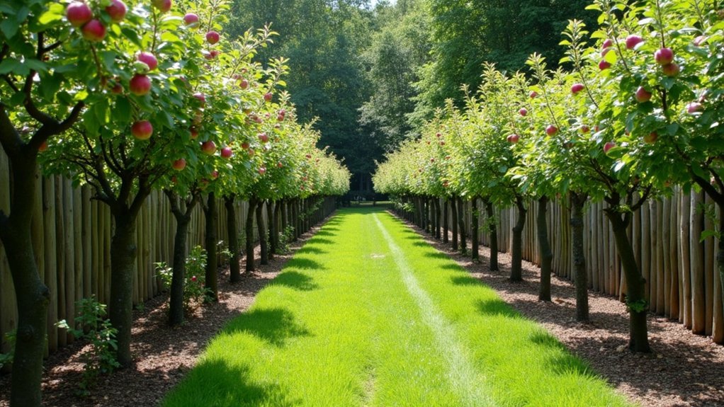 espalier apple tree maintenance