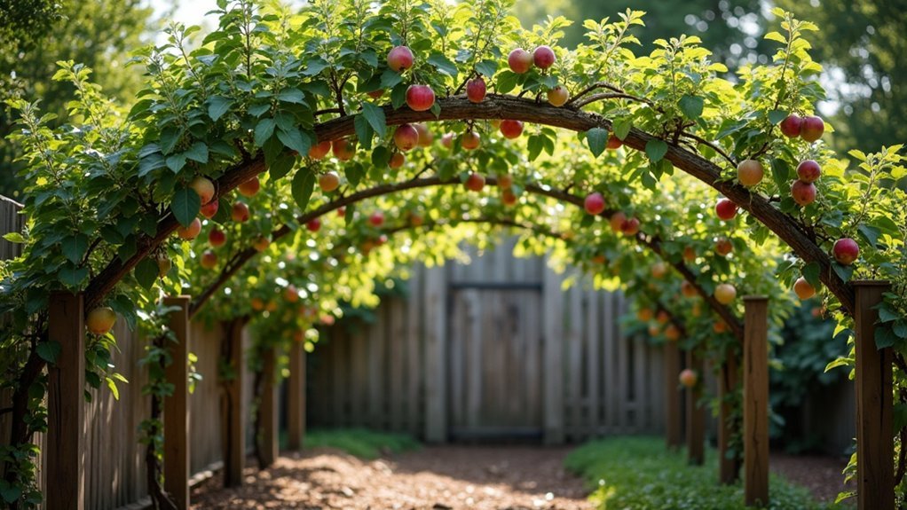 espalier fruit tree planting