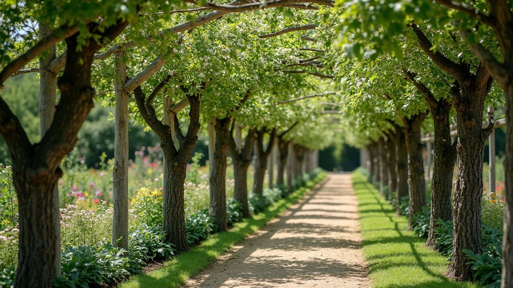 espalier trees for fencing