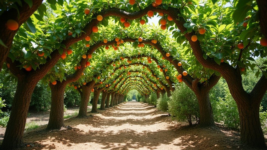 espaliered trees for privacy
