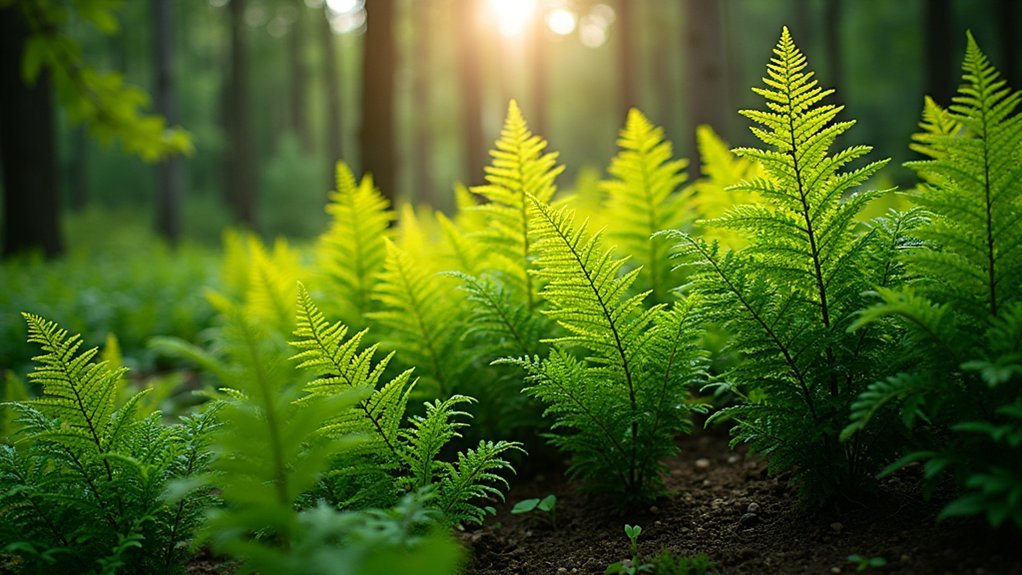 evergreen ferns for noise control