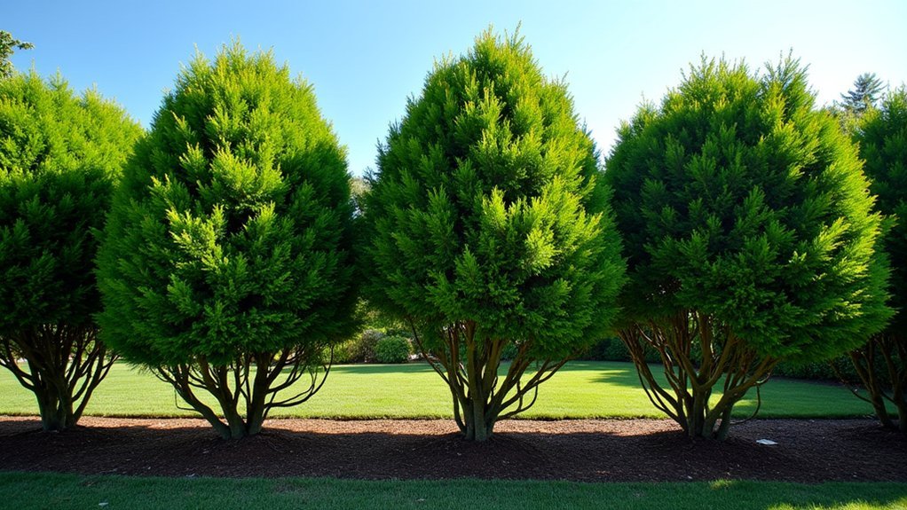 evergreen privacy screen options
