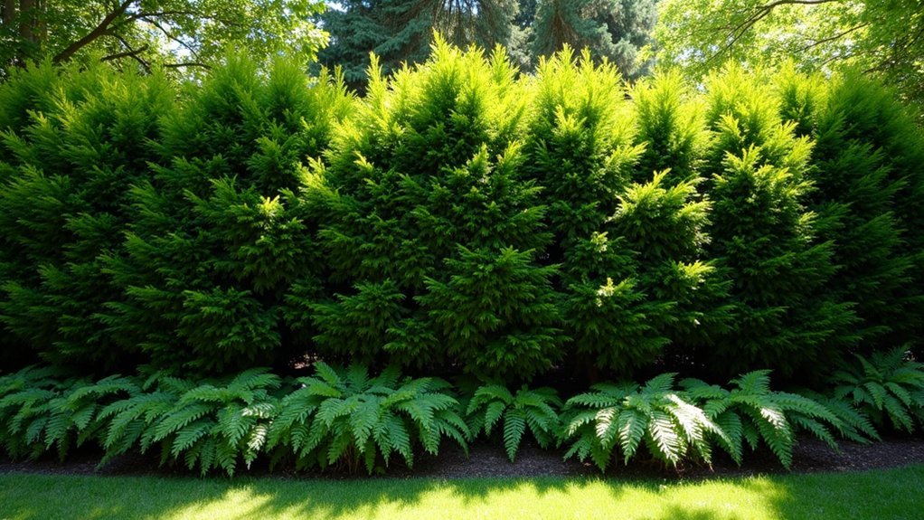 evergreen shrubs for shade