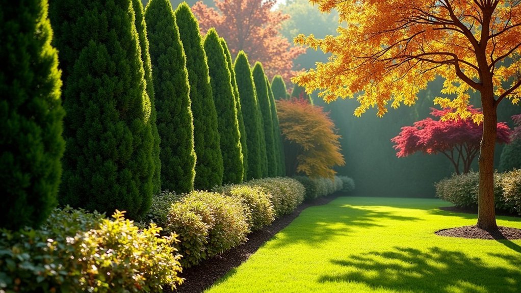 evergreen vs deciduous fencing