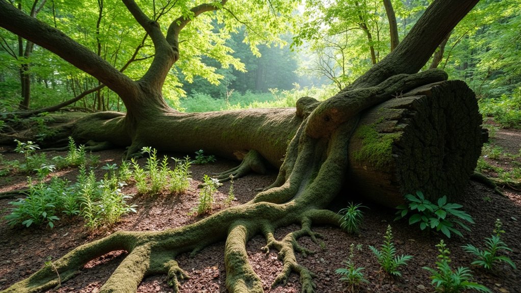 fallen trees for erosion control