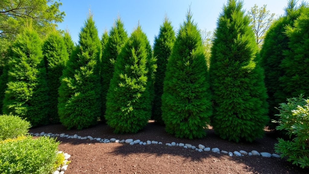 fast growing evergreen screening options