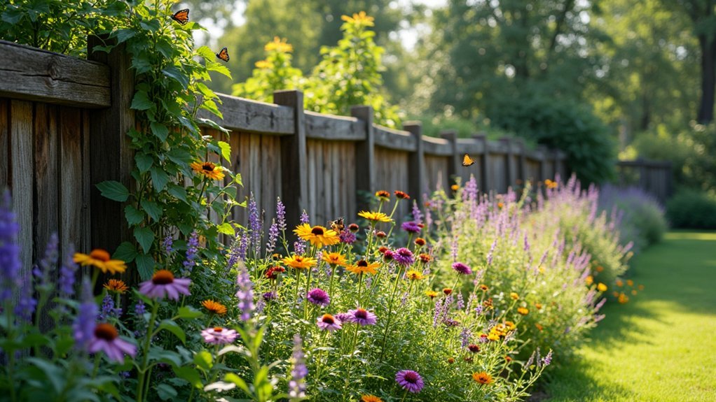 fences enhance pollinator habitats
