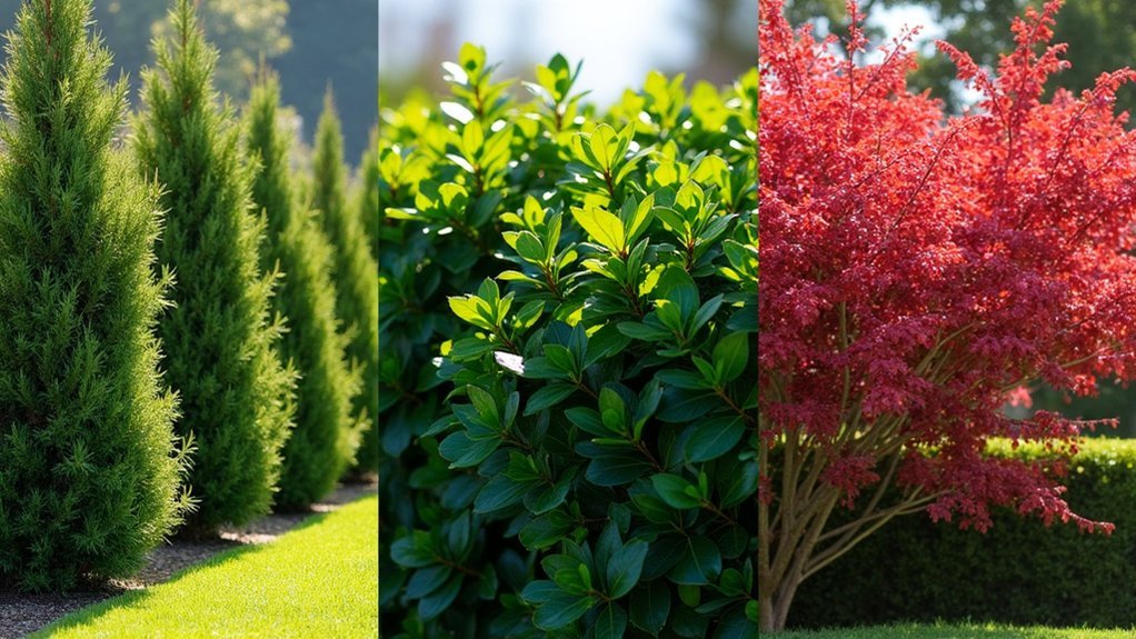 fire resistant living fence species