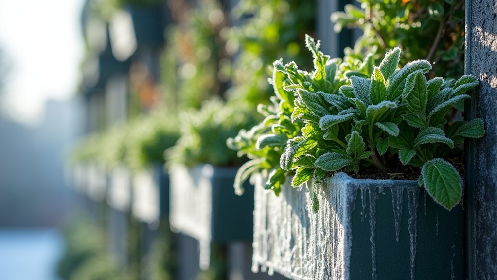 frost protection for vertical gardens