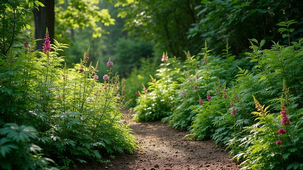 harmonious garden woodland transitions