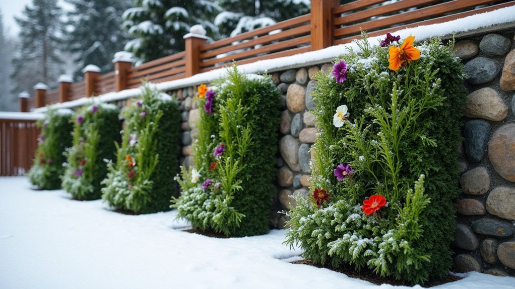 harmonize vertical gardens aesthetically