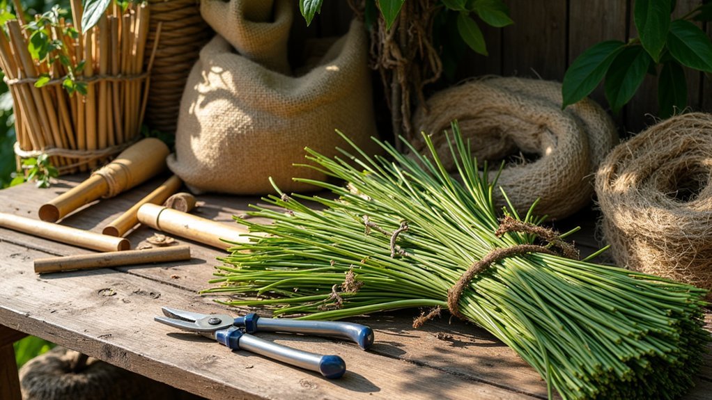 harvesting tools and assembly