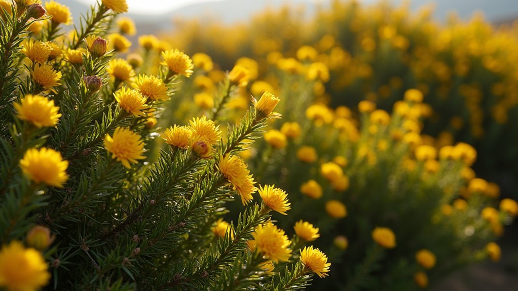 impenetrable yellow flowered fortress