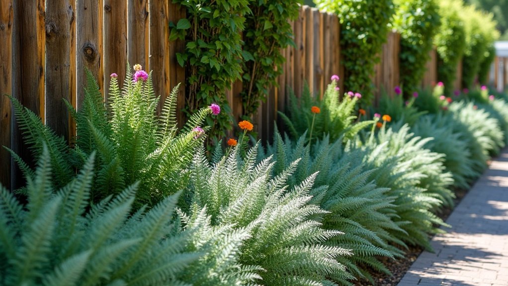 layered fence planting strategy