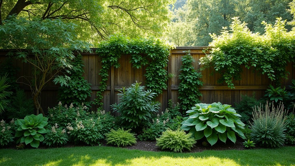 layered native plantings design