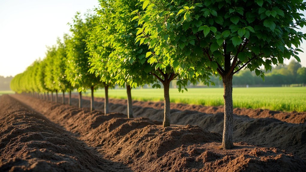 long term windbreak establishment techniques