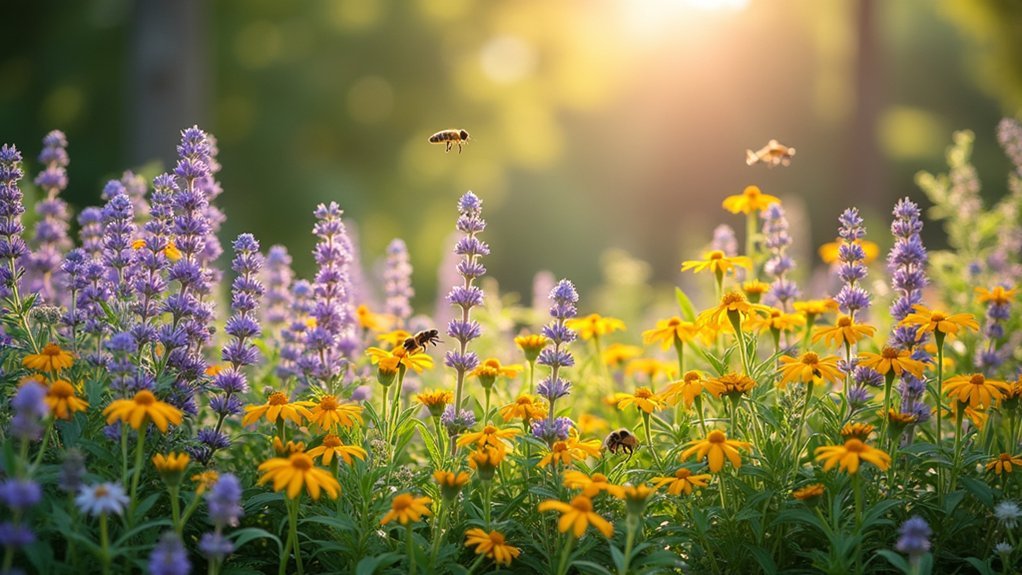 low maintenance pollinator friendly gardens