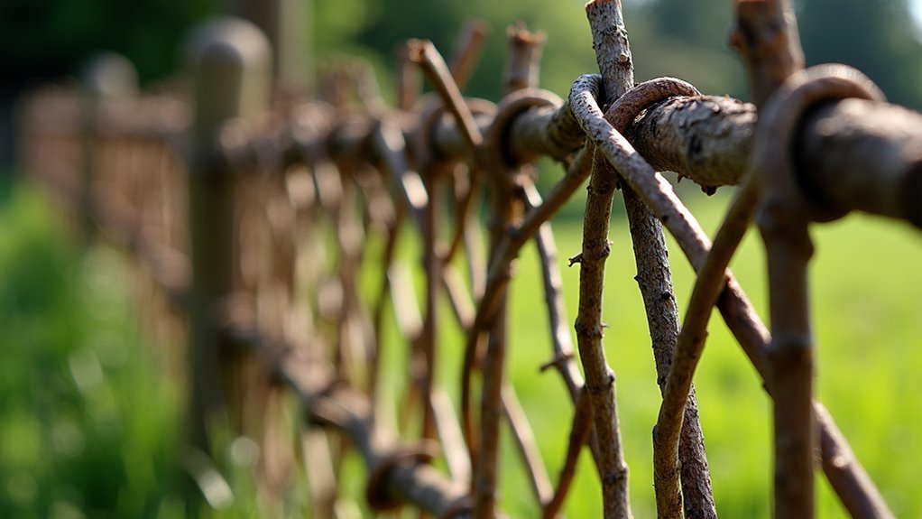 medieval wattle fence design