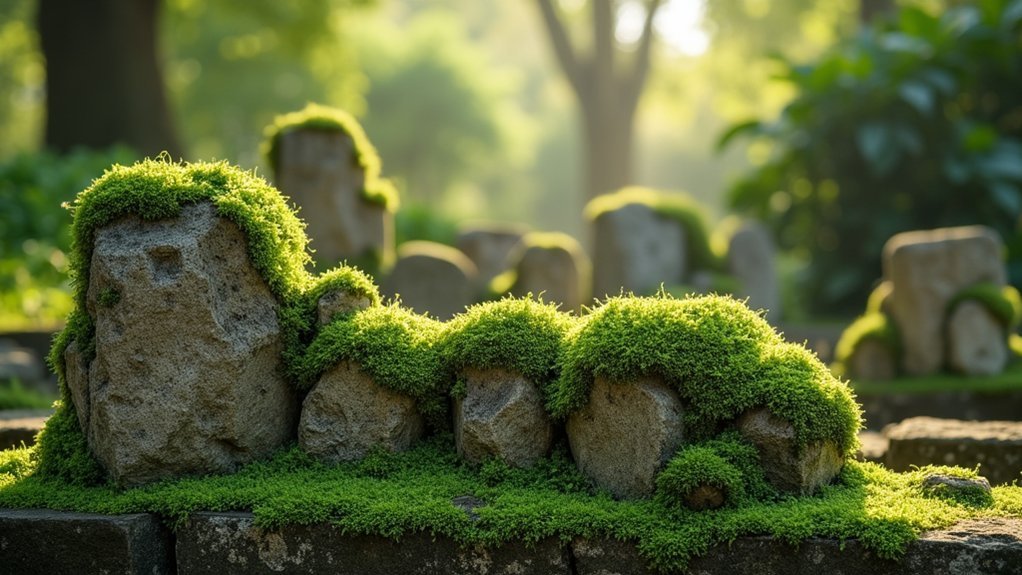 moss stone garden borders