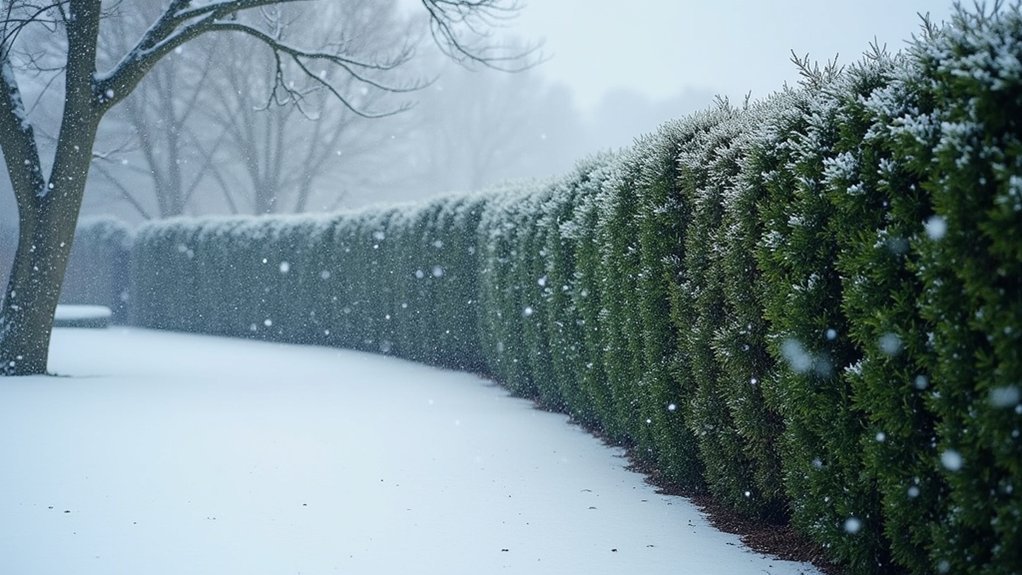multi row hedge windbreak systems