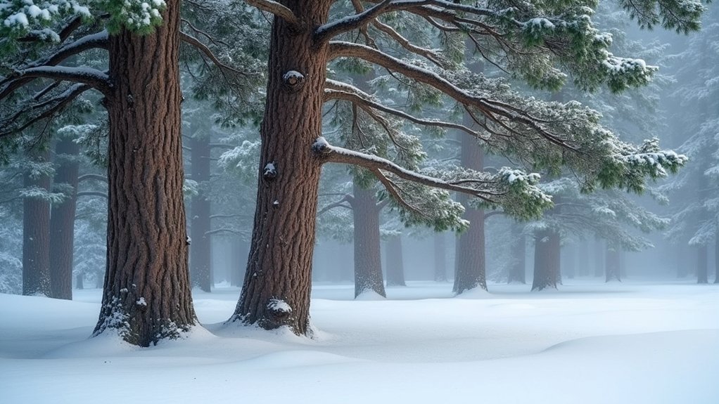 native trees for snow control
