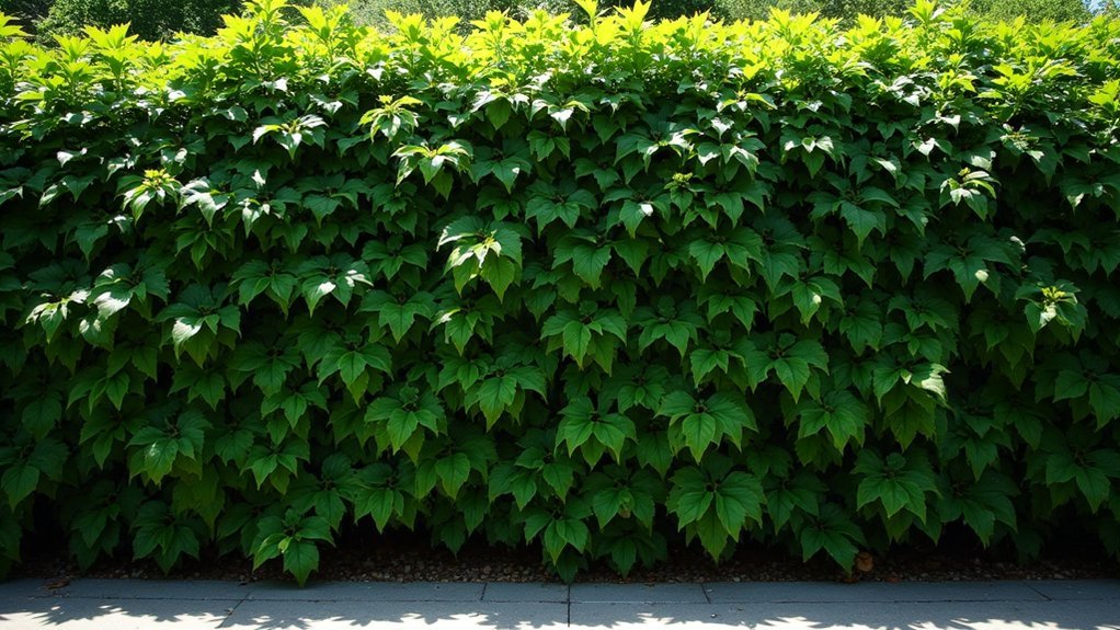 natural sound barrier shrubs