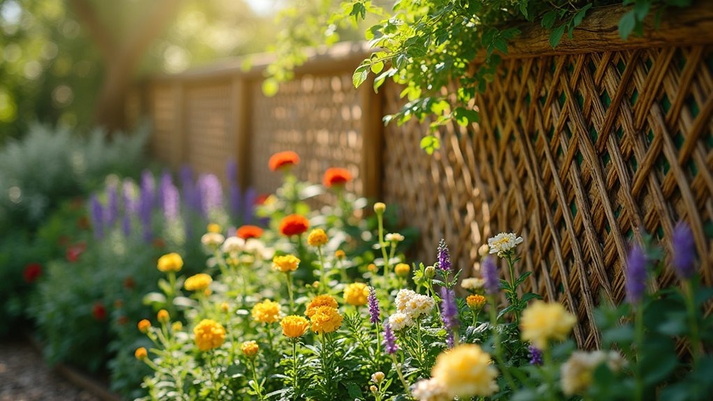 natural sustainable garden trellis