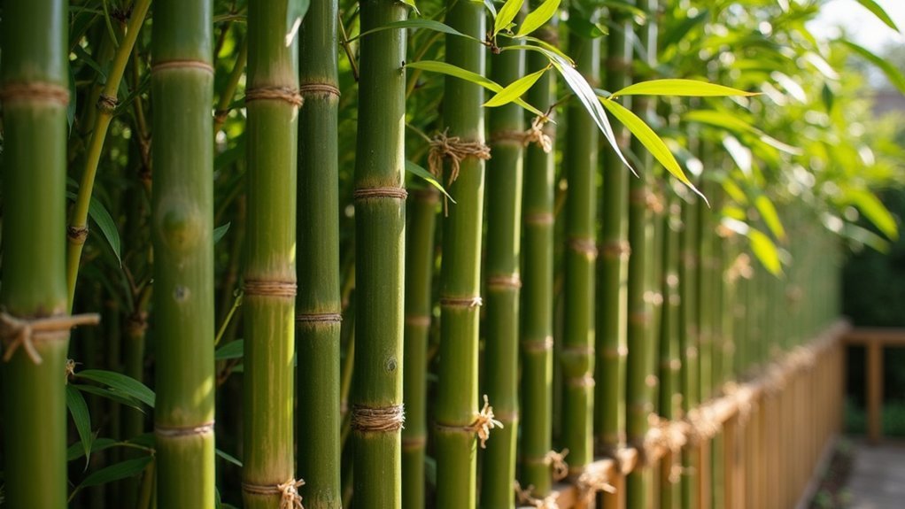 no dig bamboo fencing installation