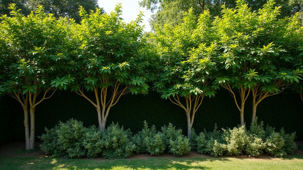 nut producing living barriers