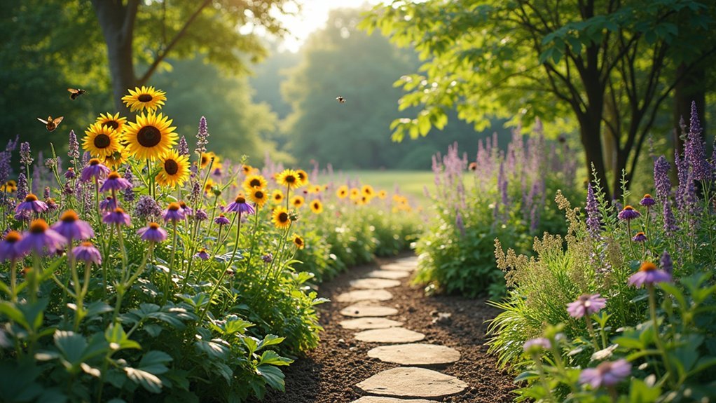 organic practices for pollinators