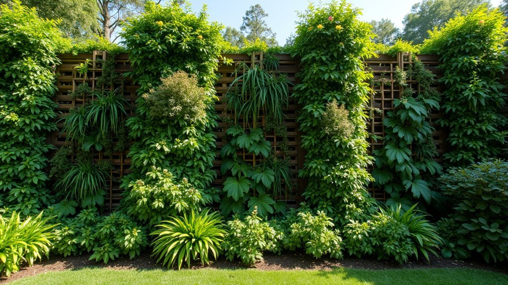 organized living fence design