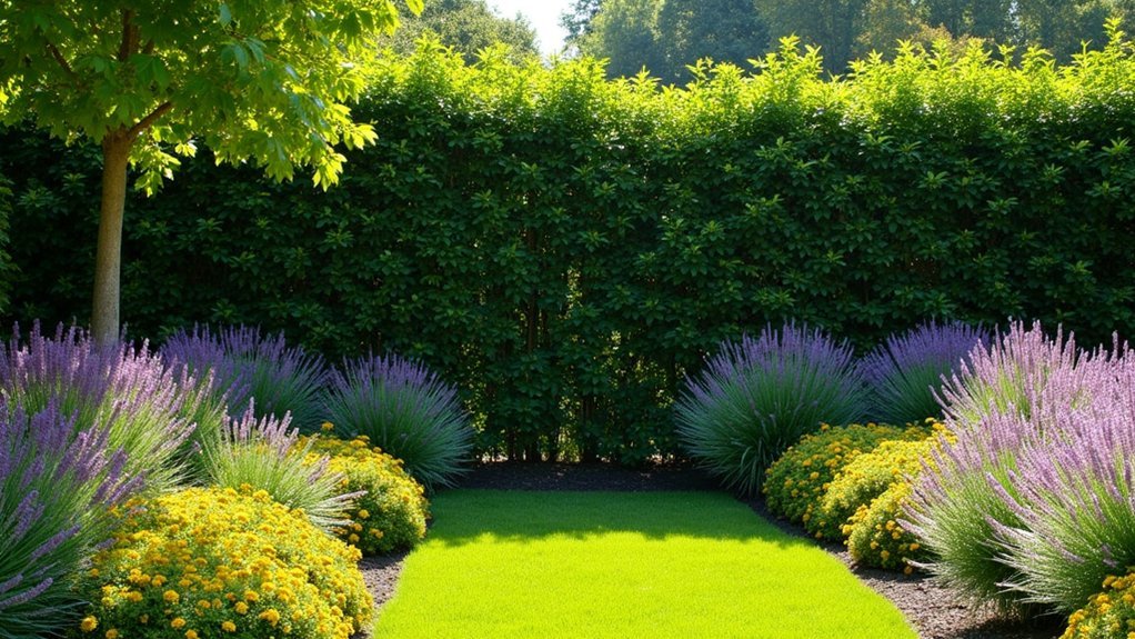 pollinator friendly privacy fence design