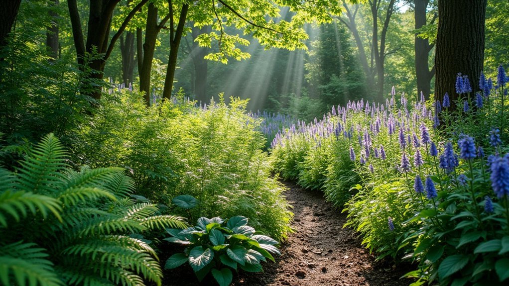 pollinator friendly shade plants