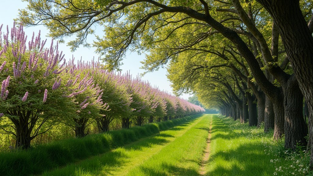 pollinator friendly windbreak species
