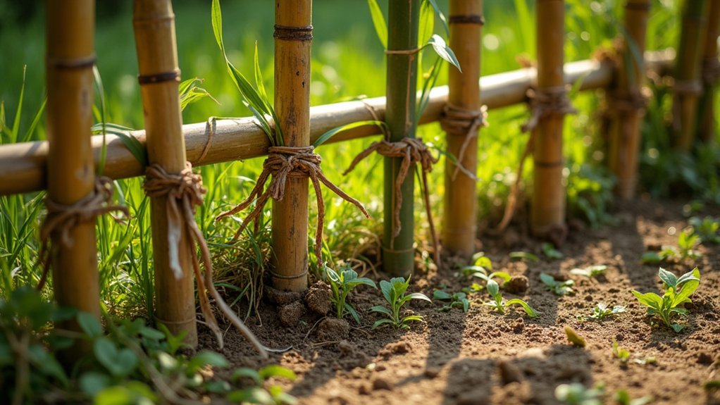 prepare ground for bamboo