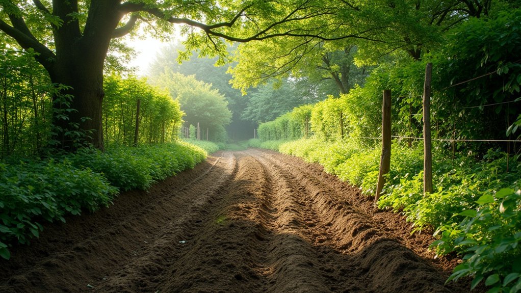 preparing site for hedgerows
