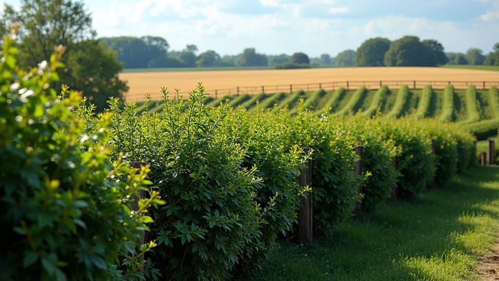 protect crops with thorns
