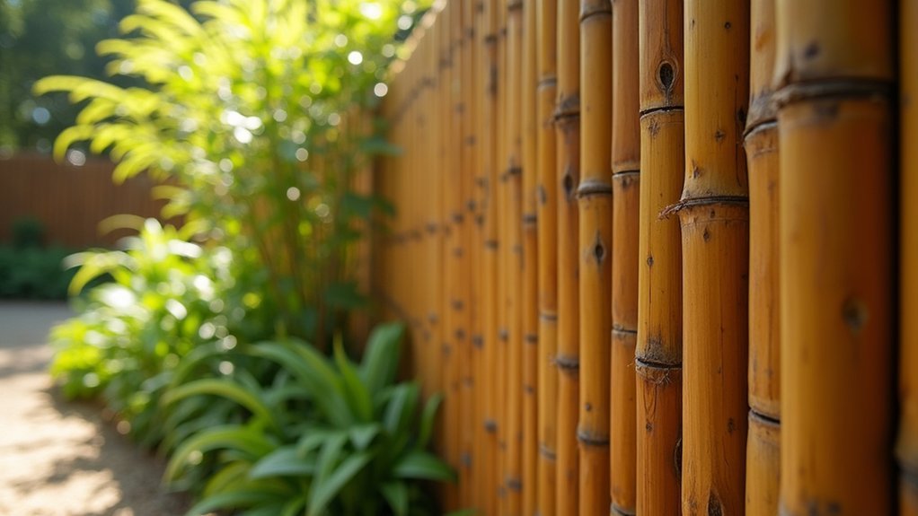quick install bamboo fence systems